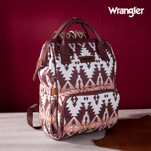 Wrangler Allover Aztec Dual Sided Backpack - Montana West World