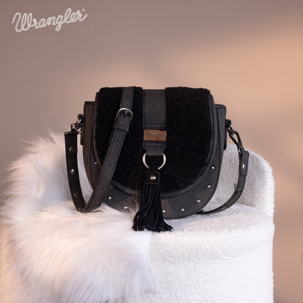 ショルダーバッグ・ポシェット   Women's Black White CKJ Sherpa Saddle Shoulder Amazon.com: JBB Women's Saddle Shoulder Clutch Purse Small