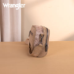 WG277-1833KH   Wrangler Vintage Floral Printed Small Crossbody Bag - Khaki
