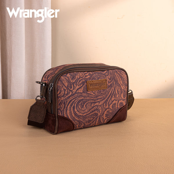 WG277-1833CF Wrangler Vintage Floral Printed Small Crossbody Bag