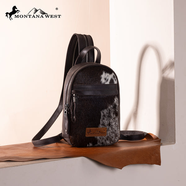 MWR-066 Montana West Genuine Hair-On Cowhide Convertible Sling