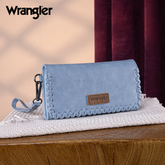 WG183-W048   Wrangler Whipstitch Wristlet Wallet