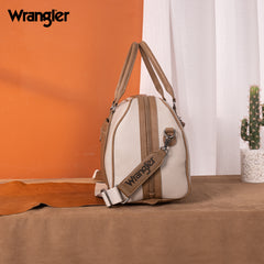 WG185-5110 Wrangler Whipstitch  Collection Duffle Bag -Light Grey