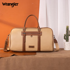WG185-5110 Wrangler Whipstitch  Collection Duffle Bag -Tan
