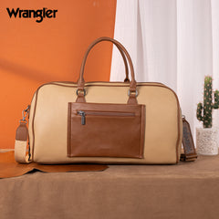 WG185-5110 Wrangler Whipstitch  Collection Duffle Bag -Tan