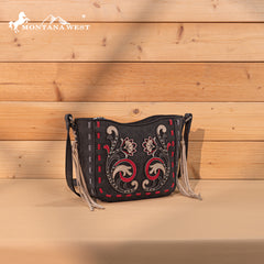 MW1348-8360  Montana West Embroidered Crossbody