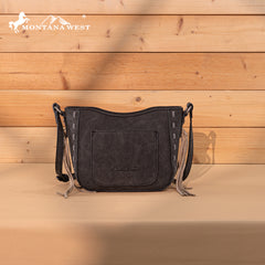 MW1348-8360  Montana West Embroidered Crossbody