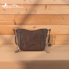 MW1348-8360  Montana West Embroidered Crossbody