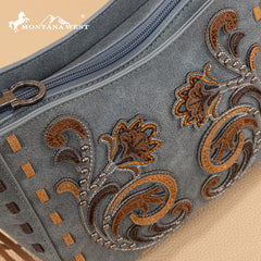 MW1348-8360  Montana West Embroidered Crossbody