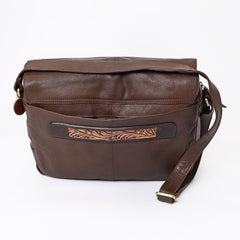 A&A-1096 Montana West  Genuine Oil Calf Leather Messenger Bag/ Laptop Briefcase