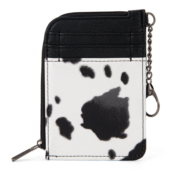 Wrangler - Womens Croc Print Mini Zip Card Case