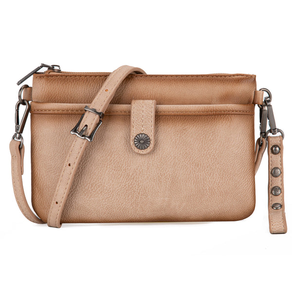WG86181 Wrangler Clutch/ Wristlet Crossbody Bag Collection Khaki