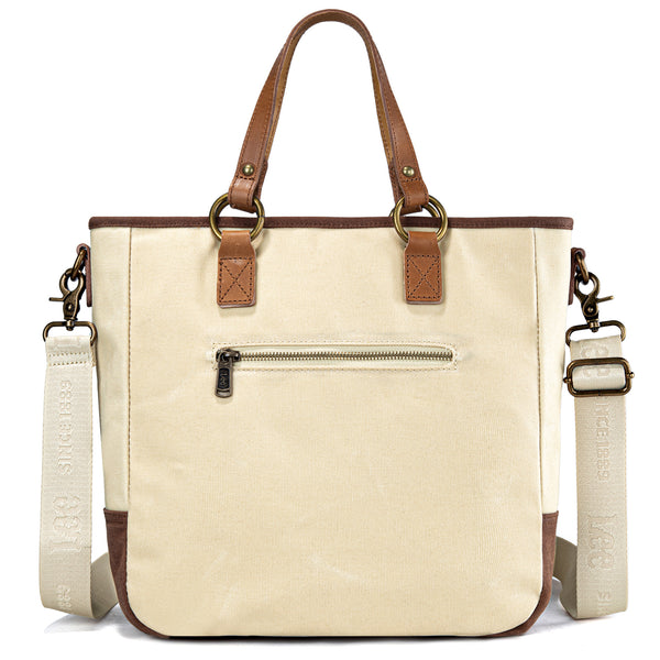 LEE51-007 LEE Denim Waxed Canvas Tote/Shoulder Bag/Crossbody