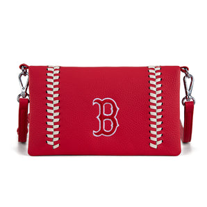 MLB-BR106 MLB Boston Red Sox Team Bi-Fold Clutch/Crossbody