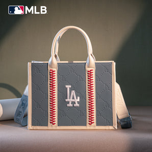 MLB-LA100-100 MLB Los Angeles Dodgers Team Whipstitch Tote/Crossbody