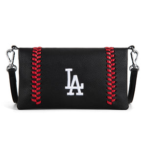 MLB-LA106 MLB Los Angeles Dodgers Team Bi-Fold Clutch/Crossbody
