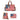 MW-MX-SET3-1385-RD Montana West American Flag Tote Bag 3 Piece Set - Red