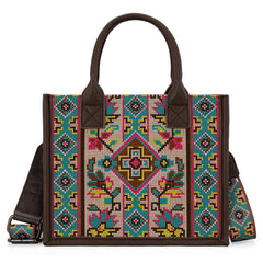 MW1278G-8899  Montana West Embroidered Collection Concealed Carry Tote/Crossbody