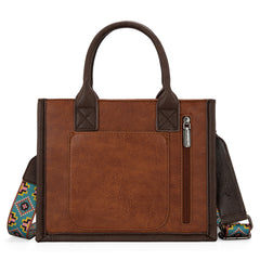 MW1278G-8899  Montana West Embroidered Collection Concealed Carry Tote/Crossbody