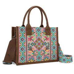 MW1278G-8899  Montana West Embroidered Collection Concealed Carry Tote/Crossbody