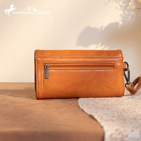 MW1299-W002 Montana West Tooled Collection Wallet – MONTANA WEST U.S.A