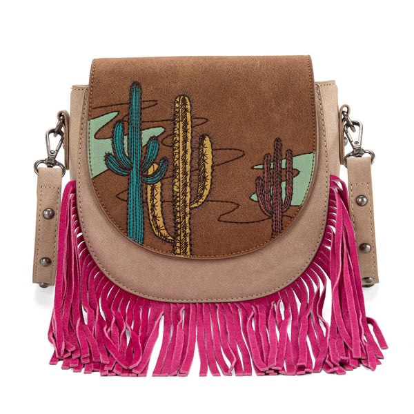 MW1309-8360 Montana West Embroidered Collection Crossbody Bag