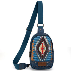 MW1316-2100 Montana West Aztec Collection Sling Bag