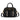 MW1341-8360BK Montana West Whipstitch Dome Satchel Bag - Black