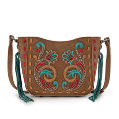 MW1348-8360  Montana West Embroidered Crossbody