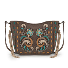 MW1348-8360  Montana West Embroidered Crossbody