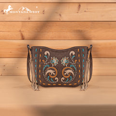 MW1348-8360  Montana West Embroidered Crossbody