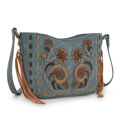 MW1348-8360  Montana West Embroidered Crossbody