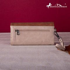 MW1253-W002 Montana West Embroidered Collection Wallet