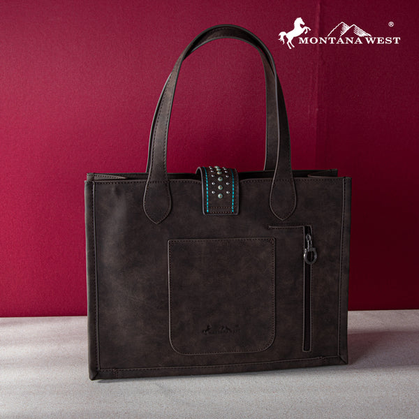 MWF1047G-8119 Montana West Fringe Collection Concealed Carry Tote 