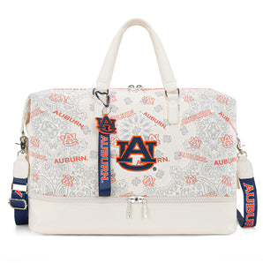 NC-AU008BG Auburn University Tigers Duffle Bag - Beige