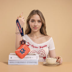 NC-AU012OR  Auburn University Tigers Zip Around Wallet/Wristlet- Orange