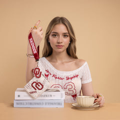 NC-OU012BG   University of Oklahoma Sooners Zip Around Wallet/Wristlet- Beige