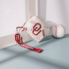 NC-OU012BG   University of Oklahoma Sooners Zip Around Wallet/Wristlet- Beige