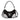NFL-HB-LV-009 Las Vegas Raiders Rivet Baguette Shoulder Bag