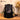 TR180-8360 Trinity Ranch Genuine Hair-On Cowhide Tooled Fringe Crossbody Bag - Black