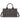TR214-8802BK Trinity Ranch Floral Tooled Leather Western Satchel Tote Bag - Black