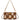WG-HB-566-8370BR Wrangler Cowhide Patchwork Studded Shoulder Bag/Crossbody-Brown