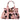 WG133-8120S Wrangler Cow Print Concealed Carry Tote/Crossbody - Pink