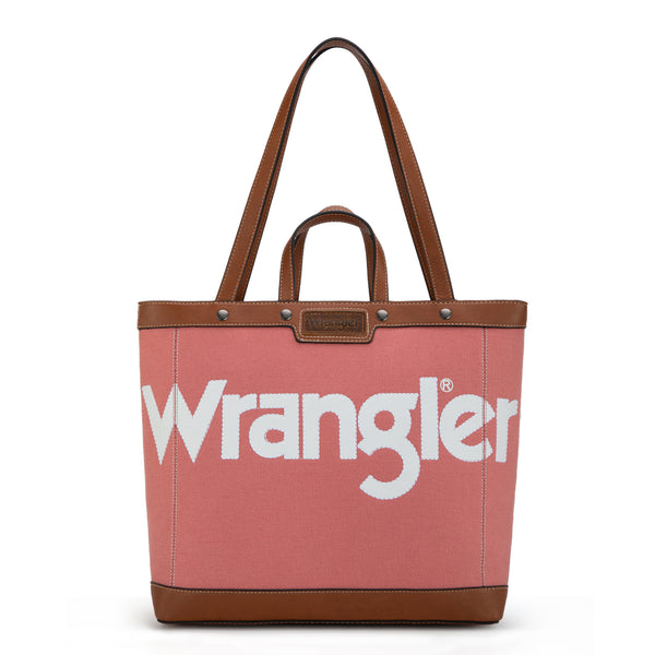 wrangler ボストンバッグ USA製 WG142-2002 Wrangler Canvas Top Handle Tote/Shoulder Bag - Pink