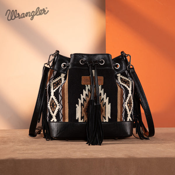 Wrangler Aztec Knitted Bucket Bag - Montana West – MONTANA WEST U.S.A