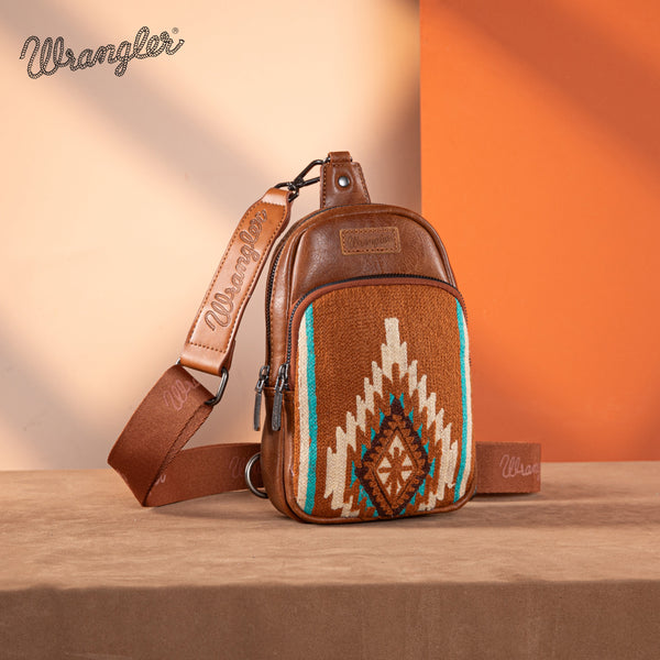 Wrangler Aztec Knitted Sling Bag - Montana West – MONTANA WEST U.S.A