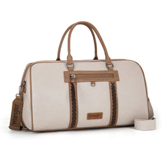 WG185-5110 Wrangler Whipstitch  Collection Duffle Bag -Light Grey
