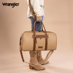 WG185-5110 Wrangler Whipstitch  Collection Duffle Bag -Tan