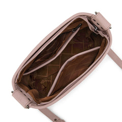 WG213-2003  Wrangler Aztec Distressed Print Dual Sided Print Concealed Carry Crossbody-Pink