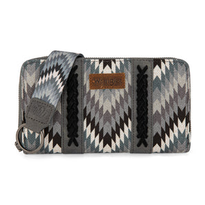 WG2211-W006 Wrangler Southwestern Art Print Wallet - Grey